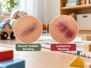 Normal Toddler Bruising vs Leukaemia Bruising: When to Worry